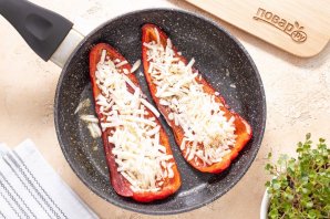 Жареный перец с сыром Жареный перец с сыром