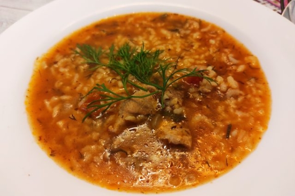 Суп харчо со свининой в мультиварке