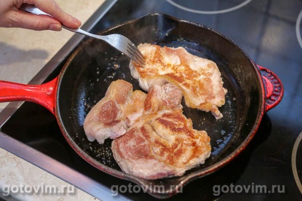 Эскалоп с лимонным соком и чесноком Эскалоп с лимонным соком и чесноком