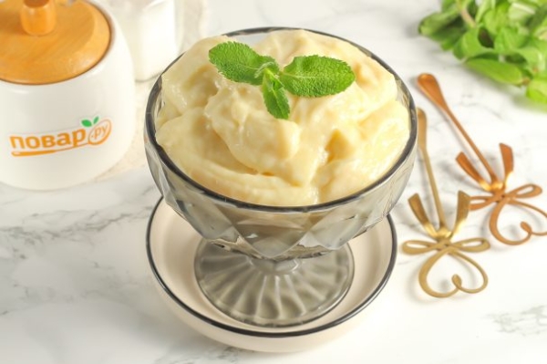 Заварной крем с коньяком Заварной крем с коньяком