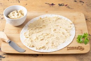 Лаваш с хумусом Лаваш с хумусом