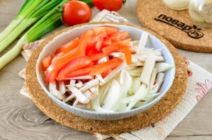 Салат "Белое и красное" Салат "Белое и красное"