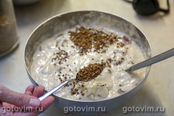Кекс со сливой и кофе Кекс со сливой и кофе
