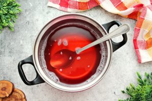 Желе из клубники