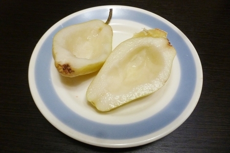 Груша с креветками и сыром бри Груша с креветками и сыром бри