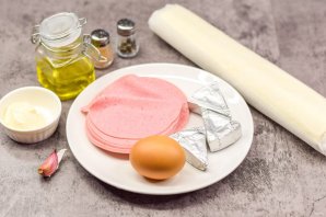 Закуска «Ракушки» из слоеного теста с начинкой Закуска «Ракушки» из слоеного теста с начинкой