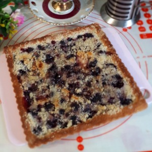 Постный пирог с ягодой Постный пирог с ягодой