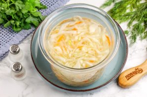 Капуста квашеная с морковью Капуста квашеная с морковью