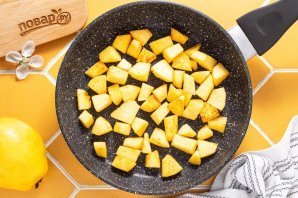 Пшенная каша с айвой