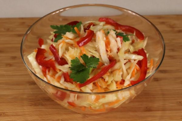 Маринад для капусты с болгарским перцем и морковью