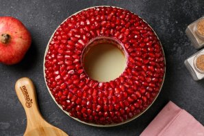 Салат "Гранатовый браслет" с говядиной