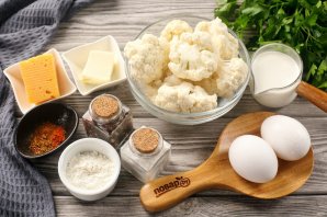 Запеканка из цветной капусты на сковороде Запеканка из цветной капусты на сковороде