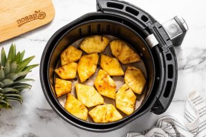 Ананас в аэрогриле