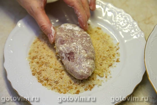 Зразы с начинкой из соуса бешамель с грибами Зразы с начинкой из соуса бешамель с грибами