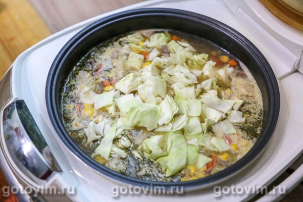 Летний суп из свежей кукурузы с лисичками Летний суп из свежей кукурузы с лисичками