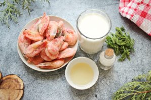 Креветки в молоке Креветки в молоке