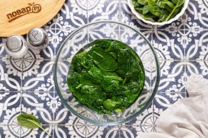 Корейская закуска из шпината