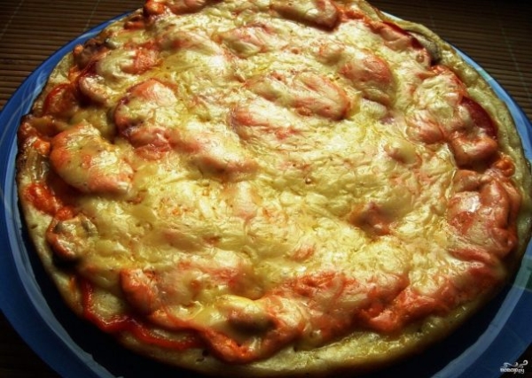 Пицца на сковороде Пицца на сковороде