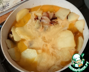 Пирог из теста фило со шпинатом