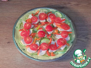 Картофельная пицца с начинкой Картофельная пицца с начинкой