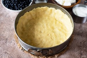 Черничный пирог с творогом Черничный пирог с творогом
