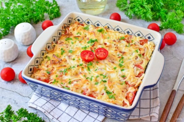 Запеканка из фарша индейки Запеканка из фарша индейки