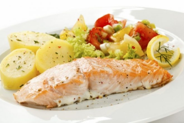 Филе горбуши с капустой Филе горбуши с капустой