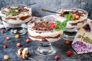 Творог с желатином и печеньем Творог с желатином и печеньем