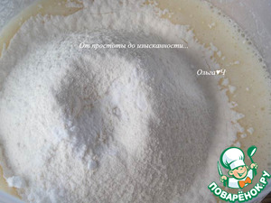 Творожно-шоколадный кекс с алычой Творожно-шоколадный кекс с алычой