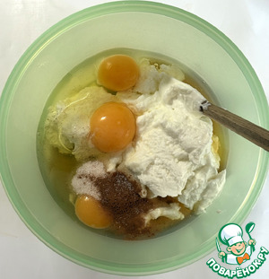 Запечённая овсянка с черникой и творогом Запечённая овсянка с черникой и творогом