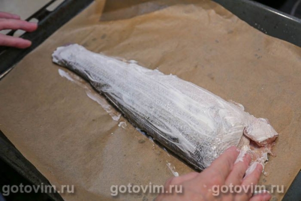 Судак. фаршированный креветками Судак. фаршированный креветками