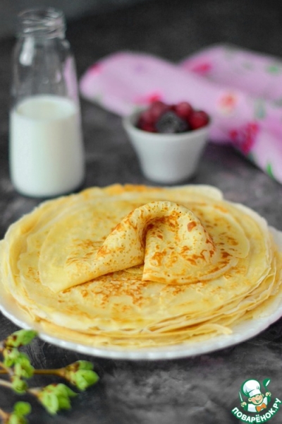 Блины на сливках Блины на сливках