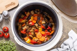 Рагу из баклажанов в мультиварке