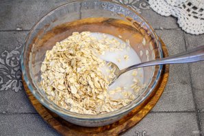 Пирог из овсянки без муки с бананами Пирог из овсянки без муки с бананами