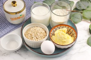 Овсяное печенье на кефире