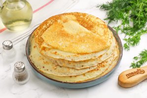 Блинные рулетики с начинкой Блинные рулетики с начинкой