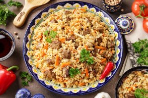 Плов с нутом и рисом Плов с нутом и рисом