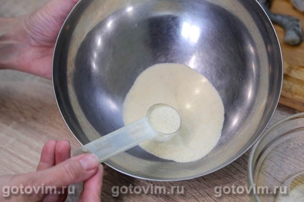 Клецки из манки с креветками Клецки из манки с креветками