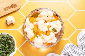 Цветная капуста маринованная быстрого приготовления