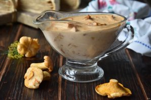 Грибной соус с лисичками Грибной соус с лисичками