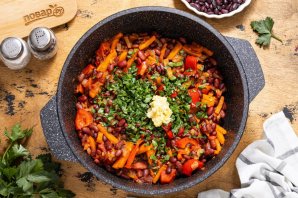 Салат с фасолью на зиму