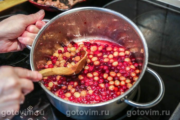 Варенье из клюквы с виноградом