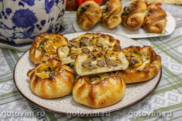 Бочонки с куриной печенью и тыквой