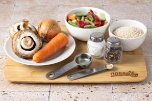 Ячневая каша с овощами Ячневая каша с овощами