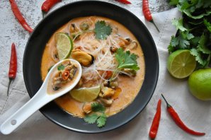 Суп "Том Ям" с лапшой Суп "Том Ям" с лапшой