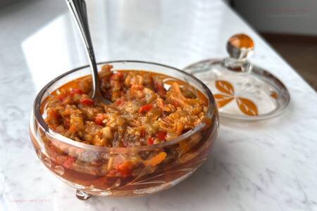 Икра баклажанная пошаговый рецепт Икра баклажанная пошаговый рецепт