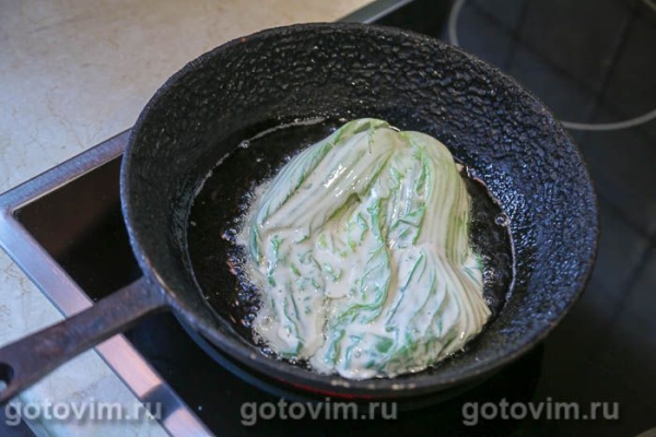 Пекинская капуста в кляре Пекинская капуста в кляре