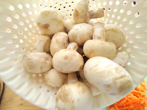 Закуска из овощей и грибов на поленте Закуска из овощей и грибов на поленте