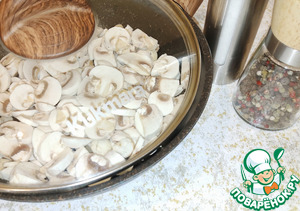Тыквенные блинчики фаршированные капустой и грибами