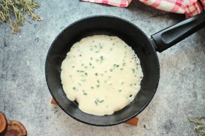 Блины с луком Блины с луком